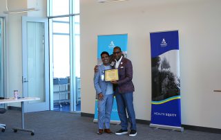 James Jackson with Richard Espinoza during mentorship cohort 2024.