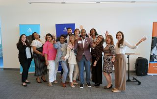 James Jackson with mentorship cohort 2024.