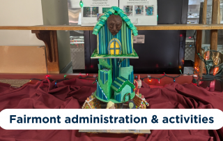 Gingerbread house from Fairmont administration & activities team.