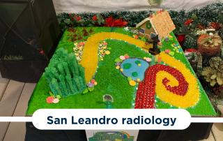 Gingerbread house from San Leandro Radiology Team.